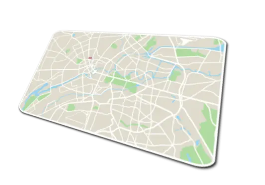 Illustrative coverage map showing Greater London and surrounding Home Counties