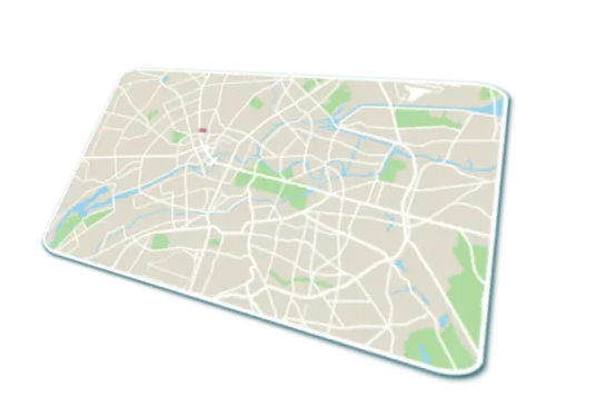 Ilustrative coverage map showing Crossness