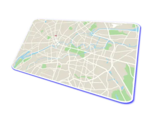 Illustrative coverage map showing Greater Marks Gate and surrounding Home Counties